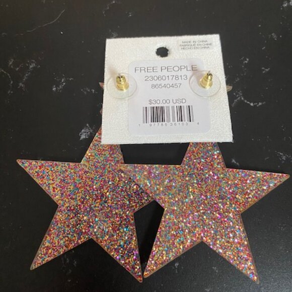 Free People Seeing Stars Dangle Earrings - Picture 3 of 5